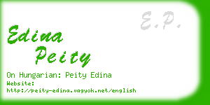 edina peity business card